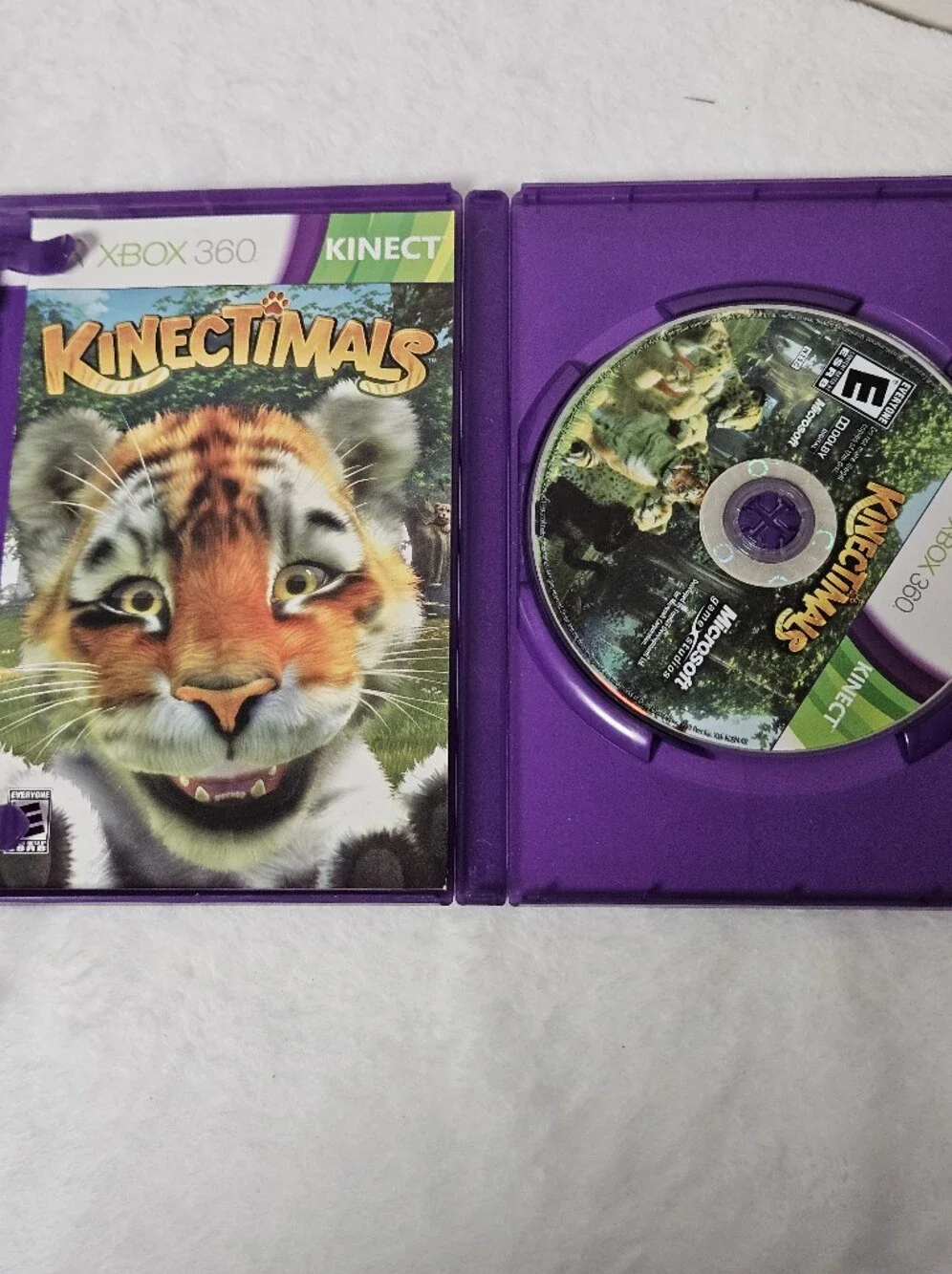 Microsoft Kinect Game Xbox 360 Kinectimals Everyone Video Game Family Fun